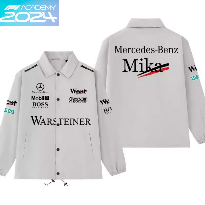 Veste Mercedes F1 Boss Team Mika 2024 Surchemise Homme